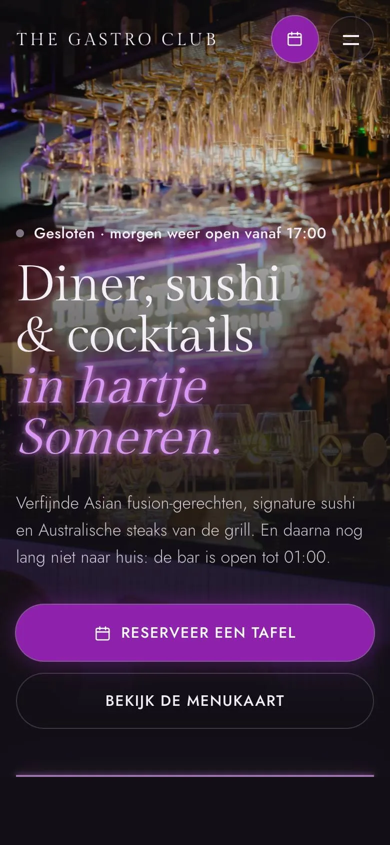 The Gastro Club on a phone